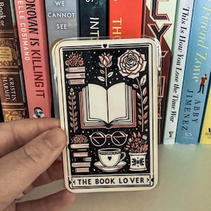 The Book Lover Tarot Lesezeichen -- Tarot Lesezeichen -- Die verlorene Bibliothek -- Book Club Lesezeichen