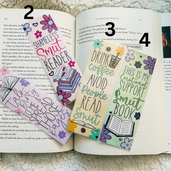 Smut Reader Bookmarks  -- Shameless Smut Reader -- The Lost Library