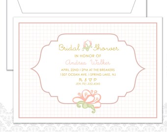 Garden Floral Bridal Shower Invite, Shower Invite, Flower Invite, Garden Shower, Spring Shower Invitation, Flowers, Baby shower, Blooming