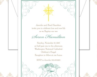 angel wings invite etsy