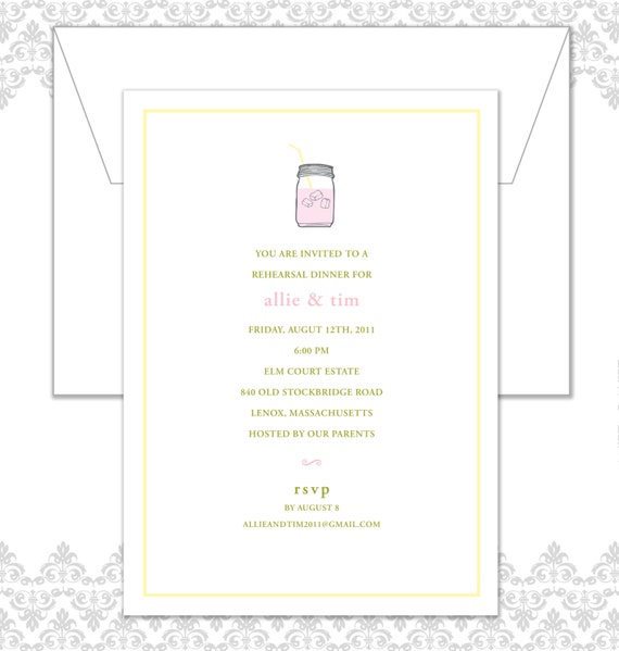 Mason Jar Invite | Etsy
