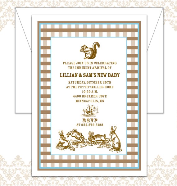 sams baby shower invitations