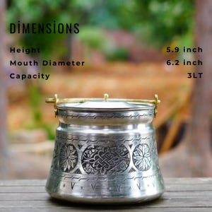 Handmade Copper Bakrac: Traditional Turkish Cookware, Farmhouse Kitchen Decor
