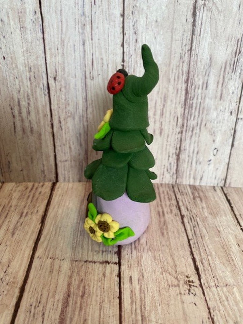 Hand Sculpted Polymer Clay Fairy House image 4