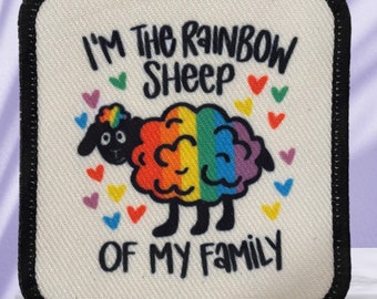 Pride Patch,  I am the Rainbow Sheep