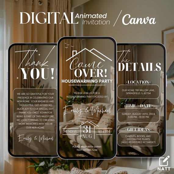 Animated House Warming Invitation