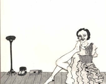 The No-Armed Woman, A Paper Doll, Size Small