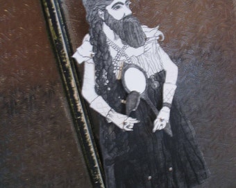 The Bearded Lady, A Paper Doll, Size Large