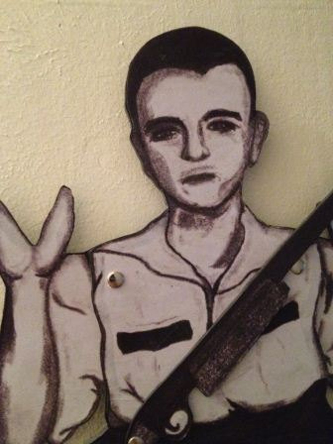 The Lobster Boy Original Plywood Doll Etsy