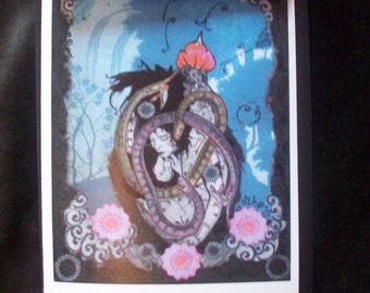The Lovers, from Tarot, Greeting Card set of Four