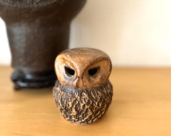 Vintage Swedish Pottery Owl by Goran Loneberg