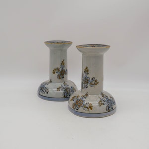 Vintage Mexican Pottery Tonala Ken Edwards pair of Candlesticks, vintage Tonala Mexico Ken Edwards El Palomar Candlesticks, candle holders