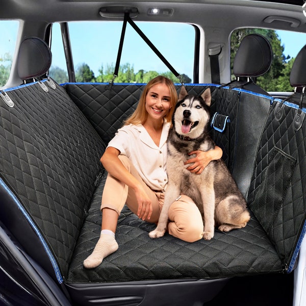 Dog Backseat Extender for Cars - Waterproof Hammock for cars, Waterproof, Durable & Scratch-Resistant, Easy Install, Fits Most Cars, SUVs