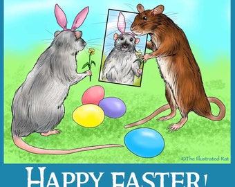 Bunny Ears Easter Card