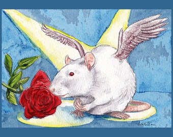 Broadway Rose Card