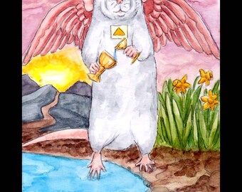 Temperance, from the Rata Arcana by The Illustrated Rat