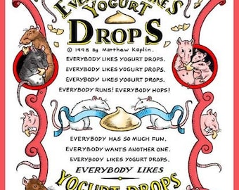 Yogurt Drop Song card