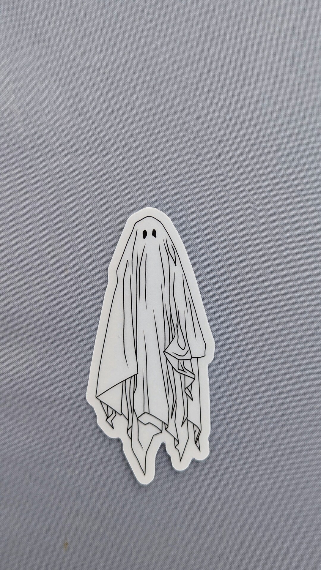 Sheet Ghost Clear Vinyl Sticker - Etsy
