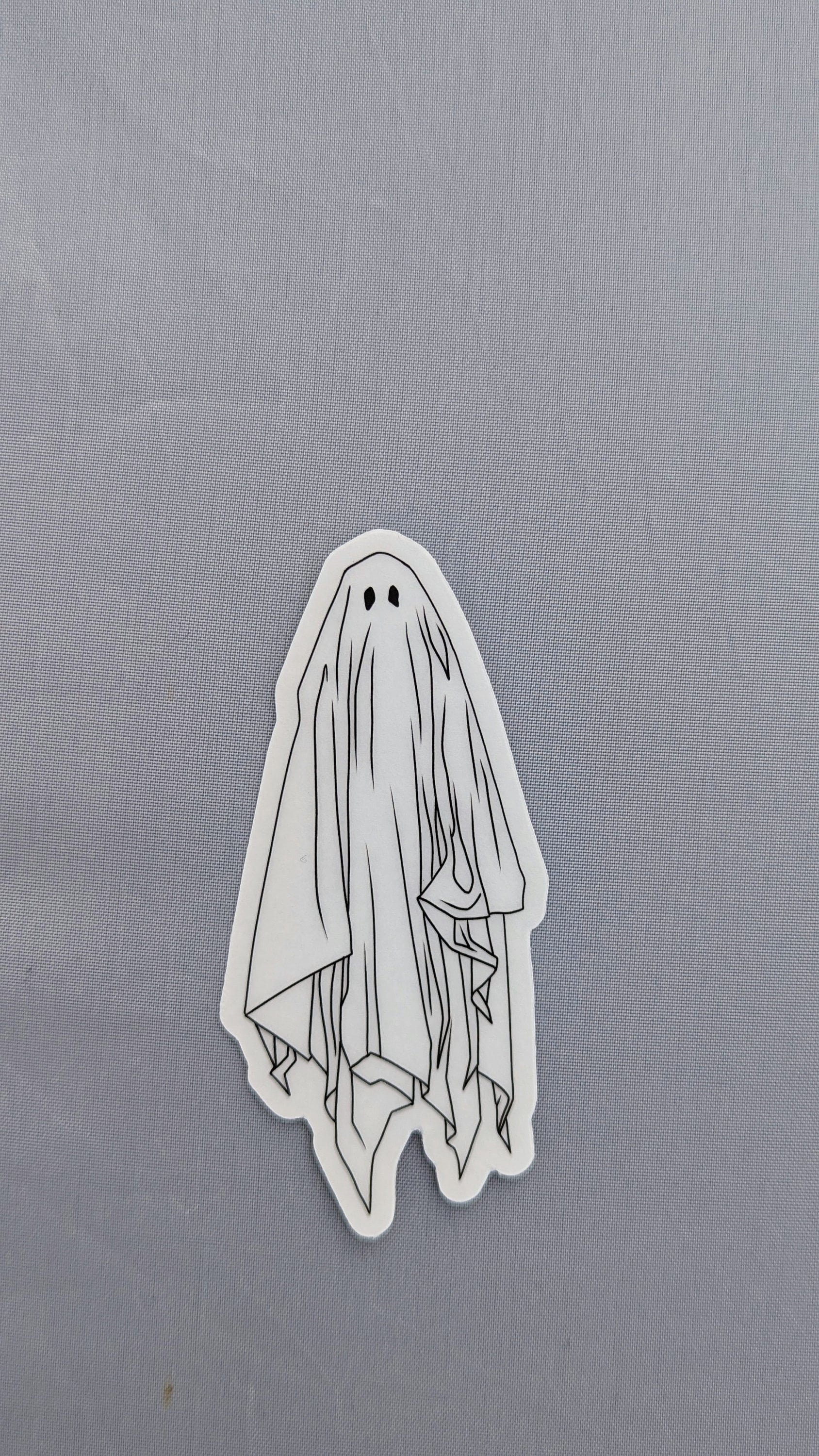 Sheet Ghost clear vinyl sticker