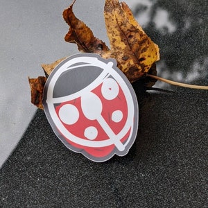 Flick Inspired Ladybug Sticker