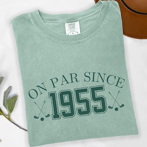 70th Birthday Golf Shirt, Grandpa Birthday Golf Gift, Turning 70 Birthday Comfort Colors Shirt, Seven-Tee Shirt, Papa Seventieth Birthday