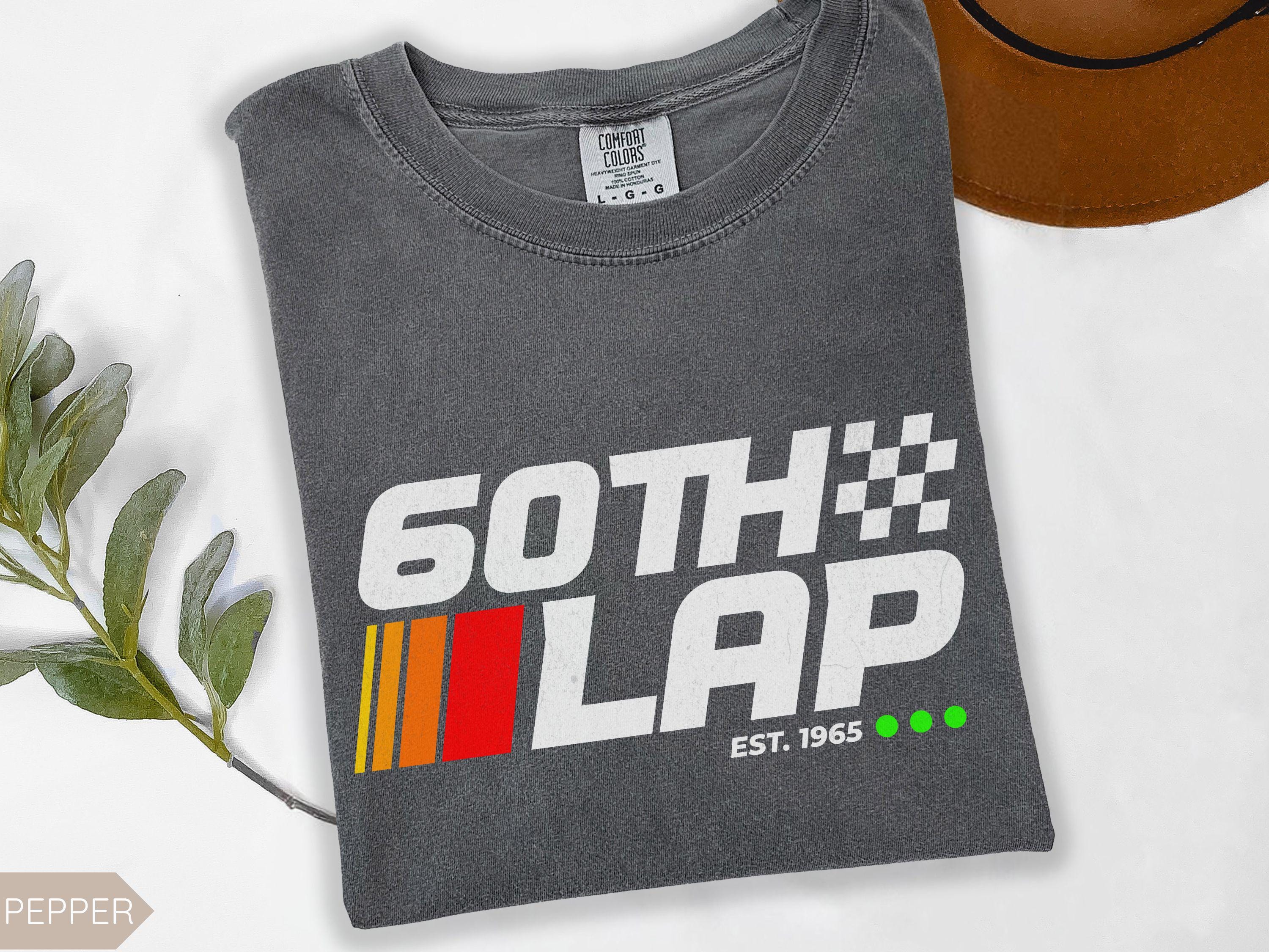60th Racing Birthday Party Shirt, Custom Birth Year Gift, Turning 60 Gift, Race Car Birthday TShirt, Custom Race Day Shirt, Gift for Grandpa