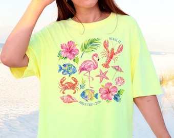 Besties Trip Shirt, Custom Vacation Tee, Personalized Girls Trip Tshirts, Girls Weekend Trip, Best Friends Matching Tee, Girls Weekend Gift