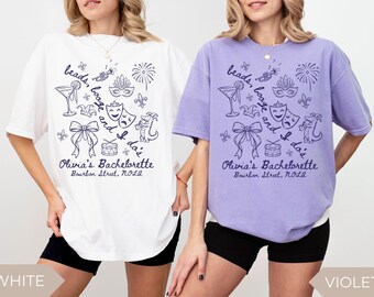 New Orleans Bachelorette Shirt, Beads Booze and I Do Tee, Custom NOLA Bach Party Shirt, Mardi Gras Tee, Matching Bridesmaids Proposal Gift