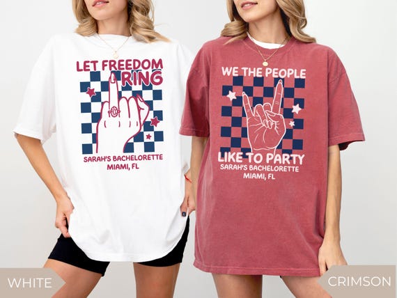4th Of July Bachelorette Party Shirts, Fourth Of July Matching Bach Shirt, Independence Day Bach Party Favors, Bridesmaid Proposal Gift
