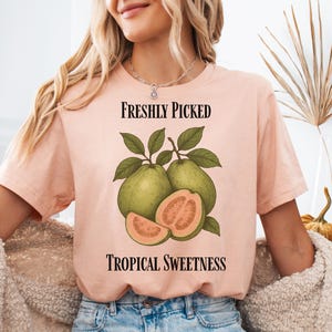 Guavas Retro Commercial Graphic Shirt, Vintages Guavas Label Shirt, Exotic Fruit Lover Tee, Cute Unisex Graphic Shirt, Cool Gift