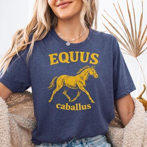 Vintage Horse Shirt, Equus caballusTee, Dark Academia Clothing, Scientific Illustration Top, Biology Student Gift, Retro Nature Lover