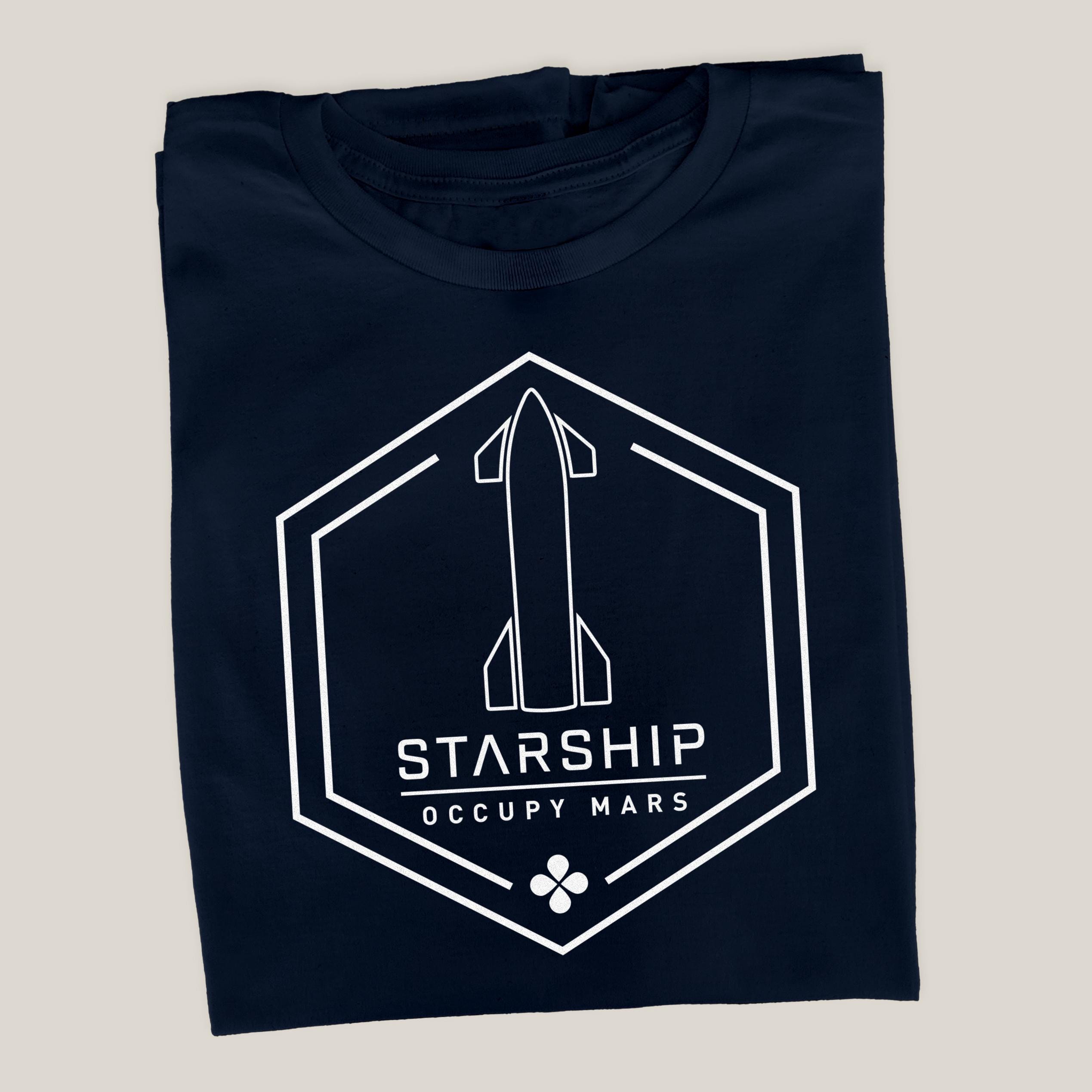 T-shirt Graphique “Occupy Mars” - Débardeur Homme/femme Space Design - Coton Léger - Idée Cadeau Science, Astronomie, Voyage Spatial