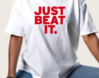 Michael Movie T-shirt, Just Beat It, King of Pop Music Inspired Tee