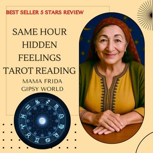 HIDDEN FEELINGS PSYCHIC Reading • Same Hour Tarot Reading  • Secret Emotions, True Intentions & Unspoken Energy • Mama Frida