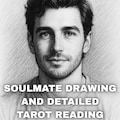 Soulmate Drawing and Detailed Tarot Reading And Soulmate Sketch Same Day Or Same Hour Reading (Digital PDF) By Mama Frida
