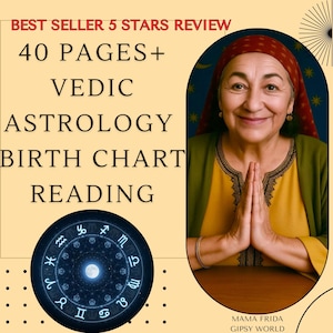 VEDIC ASTROLOGY BIRTH Chart Reading • Detailed Natal Analysis • Karma • Life Themes • Mama Frida