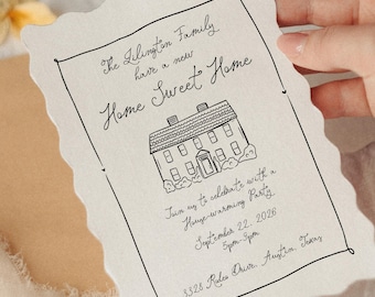 Home Sweet Home House Warming Party Template Printable & Mobile Versions Digital Download