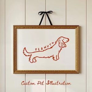 Custom Pet Portrait Digital Art for Printing Custom Dog Portrait Custom Pet Drawing Pet Art Commission Pet Portrait Badly Drawn Pet Portrait