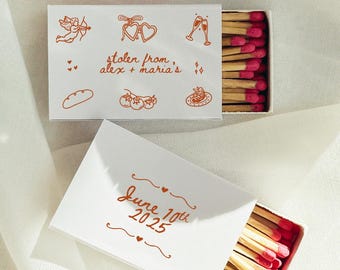 Ciao Baby Matchbox Template Italian Design Wedding Matchbox Favor Personalized Custom Matchbox Personalized That's Amore Bachelorette