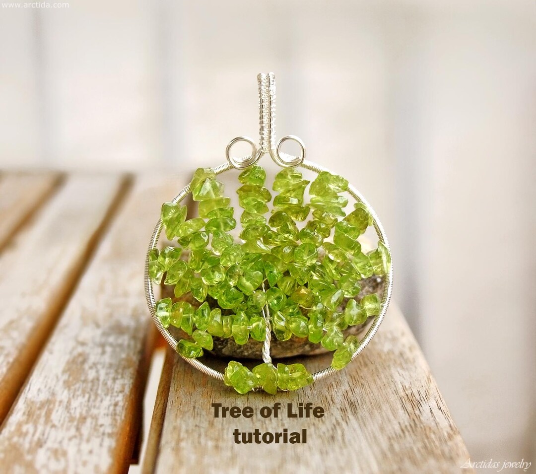 Wire Wrap Tree of Life Pendant Tutorial DIY Necklace PDF Wire Wrapping ...