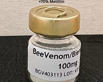 100 mg Bienengiftpulver, Bee Venom, Bienengift, Apitoxin, natürlich, rein, pure