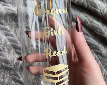 Gorgeous Girls Read Glass Cup