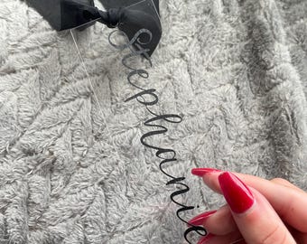 Personalized Name Acrylic Bookmark