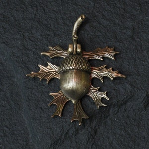 Bronze Oak Leaf and Acorn doorbell
