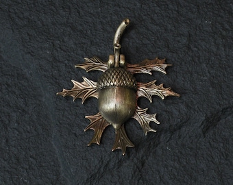 Bronze Oak Leaf and Acorn doorbell