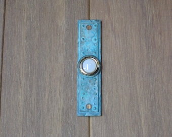 Verdigris Industrial Bronze Doorbell