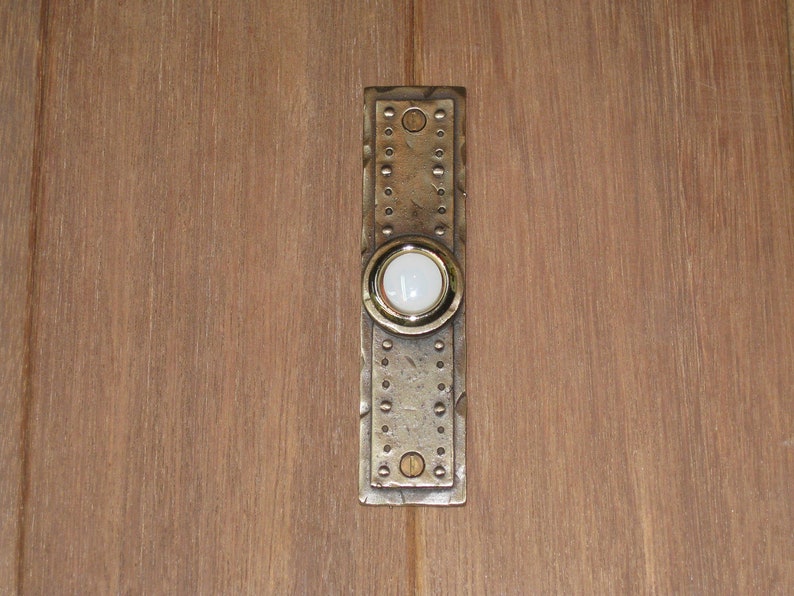 Industrial Style Bronze Doorbell image 1