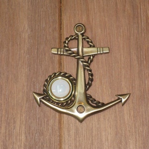 Handcrafted Bronze Anchor Doorbell
