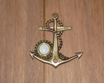 Handcrafted Bronze Anchor Doorbell
