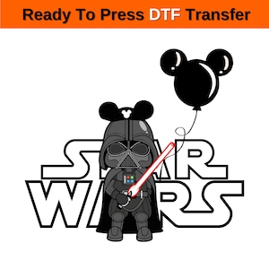 Disney Star Wars Character DTF Transfer,Custom Disney Family Trip Heat Transfer,Star Wars Group Dtf,Star Wars Characters Dtf,Star Wars Dtf